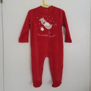 Fagottino Christmas footie (12-18M)